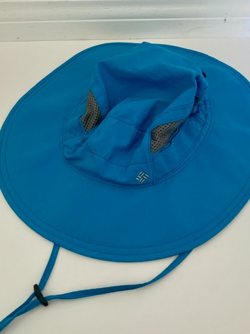 Columbia Bora Bora Booney Sun Hat Blue  Mesh Hiking Fishing CU9107 O/S - Picture 4 of 6